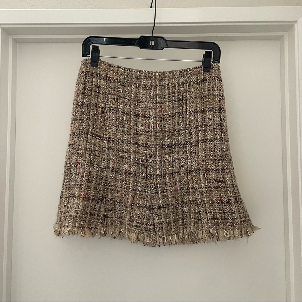 Avenue Montaigne Tweed Skirt
